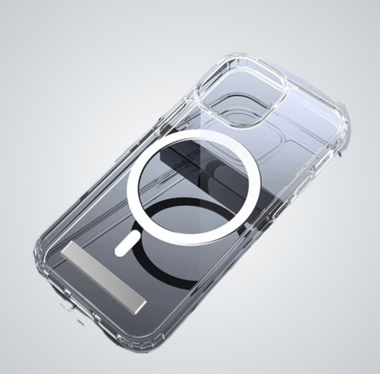 Clear MagSafe Kickstand Case
